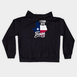 I Stand With Texas Kids Hoodie